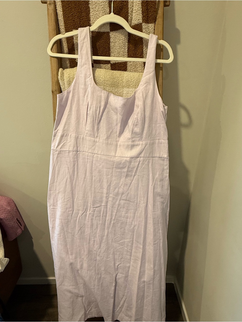 Ann Taylor Sleeveless Dress in Soft Lavender